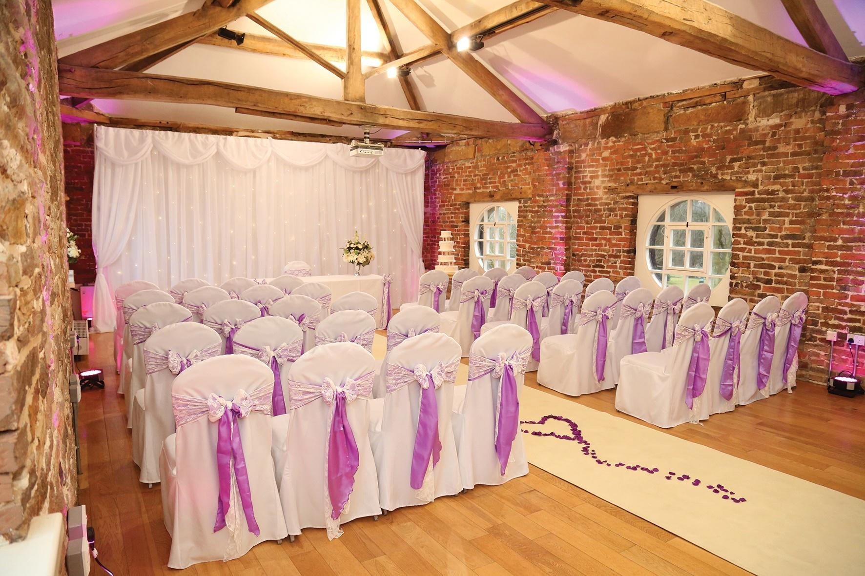 A room at the Coach House dressed