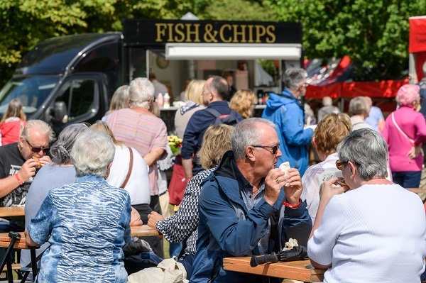 Food village at Chorley Flower Show