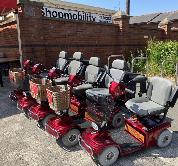 Shopmobility mobility scooters