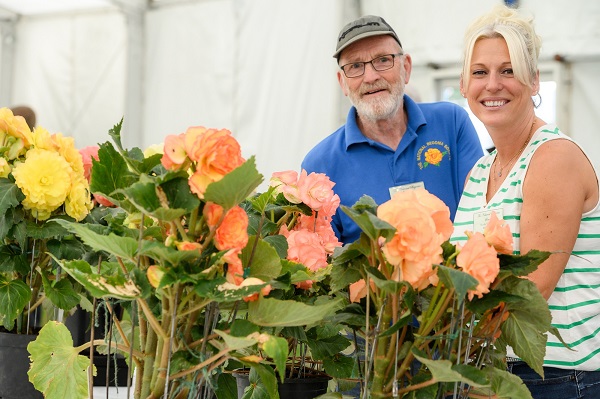 Exhibitors at Chorley Flower Show