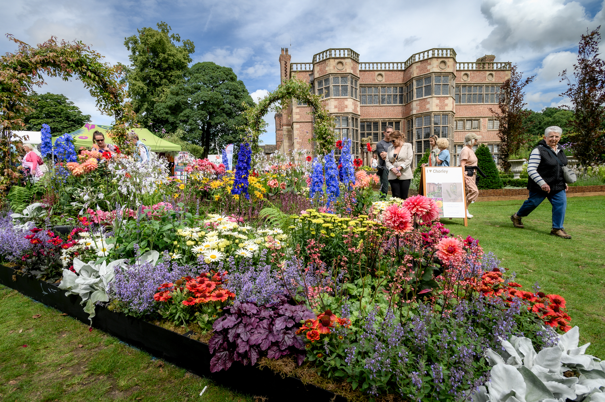 A previous show garden at Chorley Flower Show